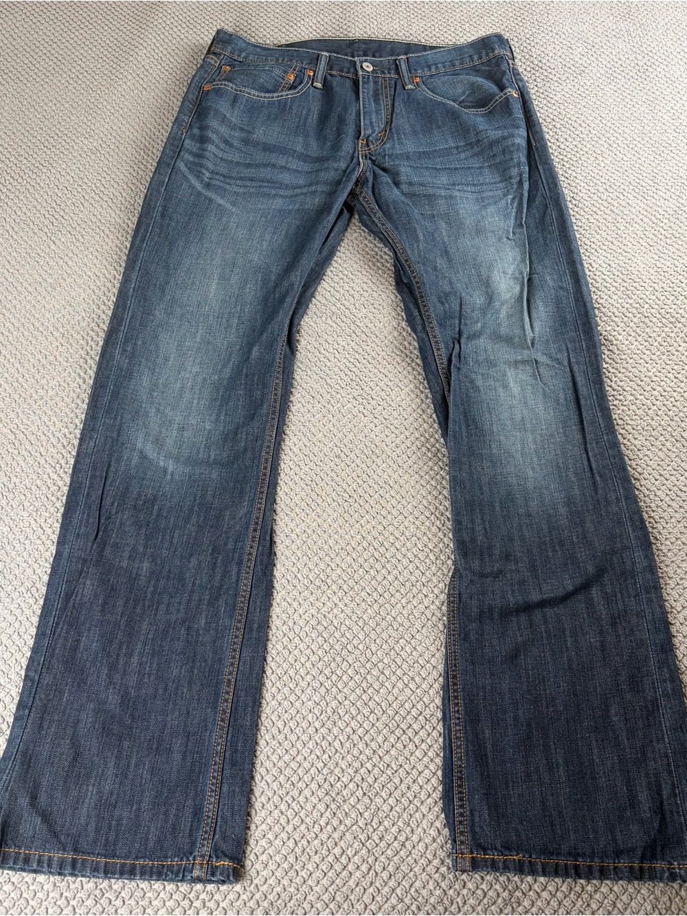 Levi's Men's 527 Bootcut medium wash Blue Denim Jeans 34